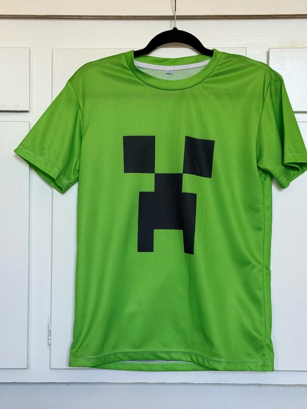 Minecraft Creeper Green Short Sleeve Performance Graphic T-Shirt
